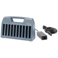 SIMATIC RTLS accessory charging station for transponder, in: AC: 100-240 V, with power plug CEE 7/7 for parallel charging of 10 tags, type RTLS4083T, plus.