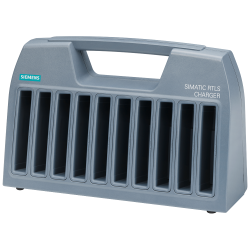 SIMATIC RTLS accessory charging cradle for transponder, without power supply unit for parallel charging of 10 tags, type RTLS4083T, plus.