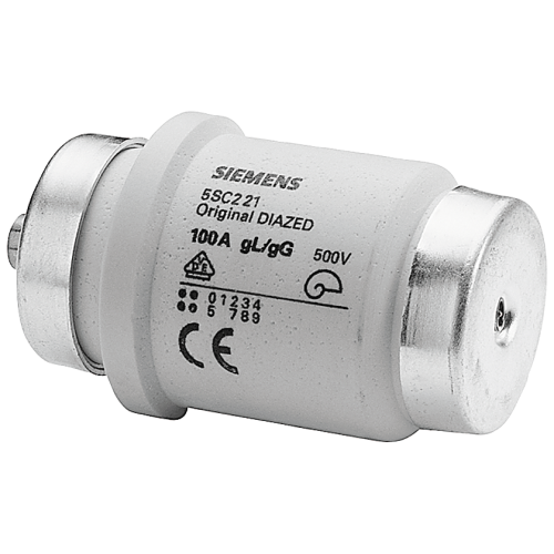 DIAZED fuse link 500 V for cable and line protection gG, size DIVH, R1 1/4", 80A