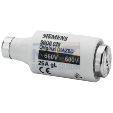 DIAZED fuse link 690 V for cable and line protection Operating class gG Size DIII, E33, 25A