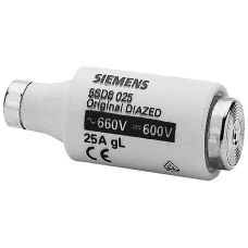 DIAZED fuse link 690 V for cable and line protection Operating class gG Size DIII, E33, 25A
