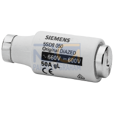 DIAZED fuse link 690 V for cable and line protection Operating class gG Size DIII, E33, 50 A