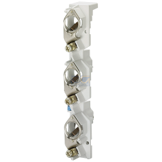 NEOZED, fuse base, D02, 3-pole, 63 A, Un AC: 400 V, Un DC: 250 V, for Busbar system 8US 60 mm