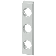 Shock hazard protective cover ISO for bus-mounting fuse base, 3-pole, for busbar system 60&nbsp;mm D02/63&nbsp;A 1x