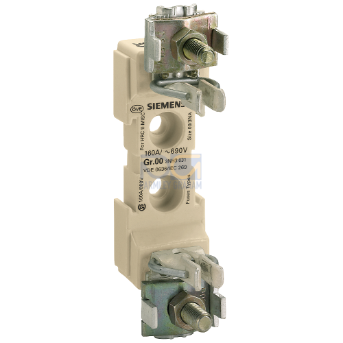 LV HRC fuse base Sz. 00, 1-pole 160 A 690 V (1000 V) Plug-in connection, 2.2-50 mm2