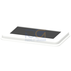 Cable flange plate with cellular rubber seal