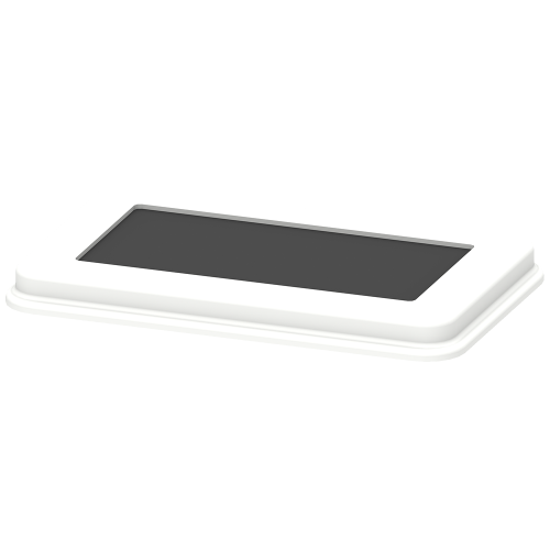 Cable flange plate with cellular rubber seal