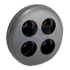 Rubber cable entry for 4 cables 4-12 mm