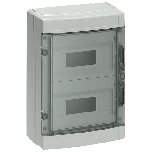 SIMBOX Universal WP Wall-mounted distribution board FM, IP65 2-tier, 24 MW, without Terminal strip