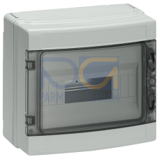 SIMBOX Universal WP Wall-mounted distribution board FM, IP65 1-tier, 8 MW, without terminal strip
