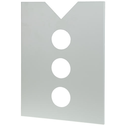 Circuit diagram pocket made of sheet steel