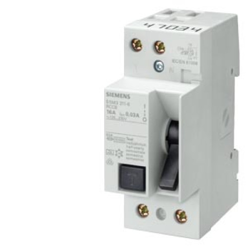 Residual current operated circuit breaker, 2-pole, type A, In: 40 A, 300 mA, Un AC: 230 V