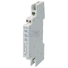 Auxiliary current switch can be attached for residual current operated circuit breaker 5SM1 D=55 mm,