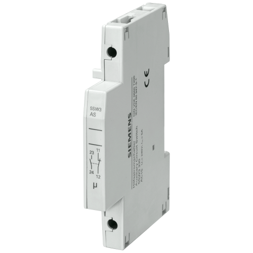 Auxiliary current switch can be attached for residual current operated circuit breaker for 100+125 A