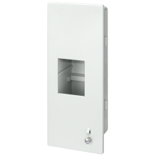 Wall box, gray IP40, for flush mounting for built-in devices 2, 5 MW max. wide