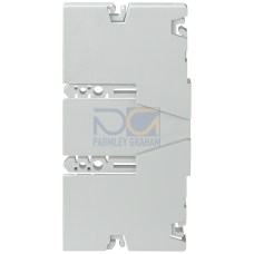 End plate for Terminal cover Can be snapped onto standard mounting rail