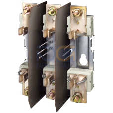 LV HRC fuse base size 1, 3-pole 250 A 690 V flat terminals.