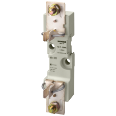 LV HRC fuse base size 1, 1-pole 250 A 690 V (1000 V) flat terminals.