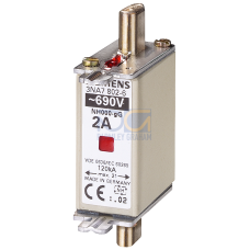 LV HRC fuse element, NH000, In: 35 A, gG, Un AC: 690 V, Un DC: 250 V, Combined indicator, live grip