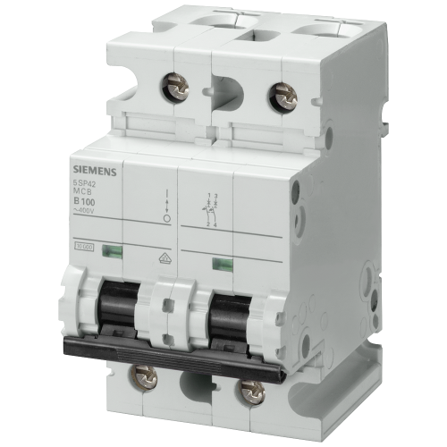 Miniature circuit breaker, 400 V, Icn: 10 kA, 2P, C-Char, In: 80 A