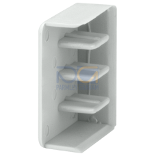 End cap for pin busbars 4-phase