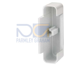 End cap for busbar touch-safe, 1+2-phase