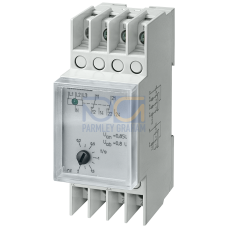 Voltage relays AC 230/400V 2CO short-time 20 ms With transparent cap