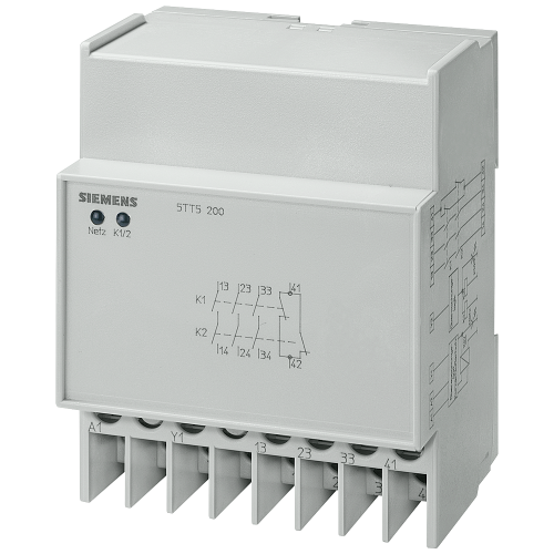 EMERGENCY STOP relay T55 230 V 10 A installation depth 55 mm
