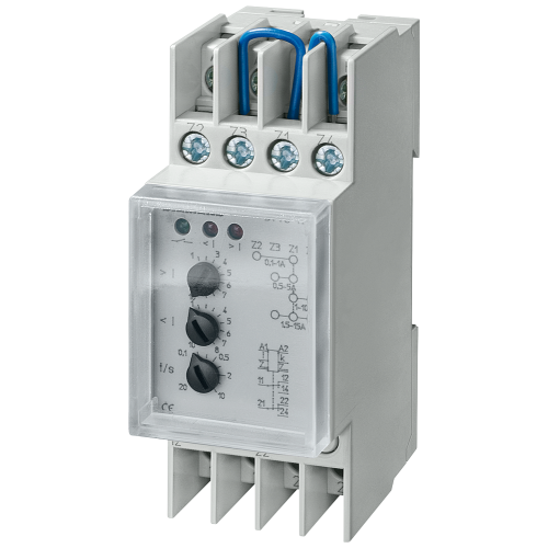 Under/over-current relay T5570 230 V AC 1/5/10/15 A 1-phase with transparent cap