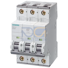 Miniature circuit breaker, 400 V, Icn: 15 kA, 3P, Icu: 25 kA, D-Char, In: 32 A