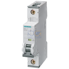 Miniature circuit breaker, 230/400 V, Icn: 15 kA, 1P, Icu: 50 kA, C-Char, In: 1 A