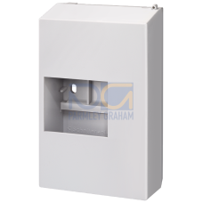 Terminal cover, gray IP40, for surface mounting for built-in devices 4, 5 MW max. wide