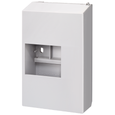 Terminal cover, gray IP40, for surface mounting for built-in devices 4, 5 MW max. wide