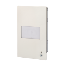 Wall box, gray IP40, for flush mounting for built-in devices 4, 5 MW max. wide