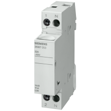 SENTRON, cylindrical fuse holder, 10 x 38 mm, 1P+N, In: 32&nbsp;A, Un AC: 690 V