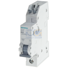 Miniature circuit breaker 230/400 V 6kA, 1-pole, C, 10A, D=70 mm with screwless outgoing terminals