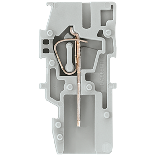 Plug-in connector for self-assembly, with spring-loaded connection