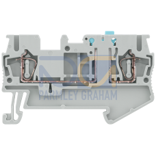 Instrument isolating terminal with spring-loaded connection, Cross section: 0.08-2.5 mm2, Width: 5.2