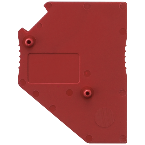 Spacer plate for test plug for skipping single terminals