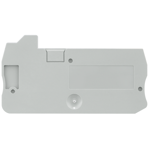 Cover for through-type terminals with screw/spring-loaded connection 3 terminals