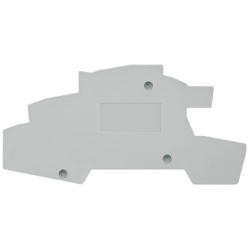 ALPHA, cover, for Installation terminals 2.5 mm2, gray, W: 2 mm