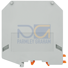 High-current terminal with screw terminal, Cross-section: 35-95 mm2, AWG: 2-4/0, Width: 25mm, Color: