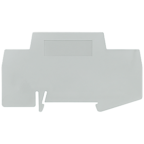 Compartment partition for optical and electrical separation of terminal groups, Tow-tier with cross-
