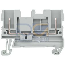 Through-type terminal, plug-in connection at both ends, Cross-section 0.08-2.5 mm2, Width: 5.2mm, Co