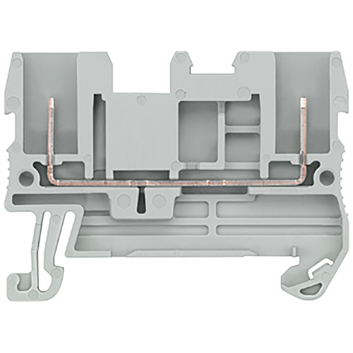 Through-type terminal, plug-in connection at both ends, Cross-section 0.08-2.5 mm2, Width: 5.2mm, Co