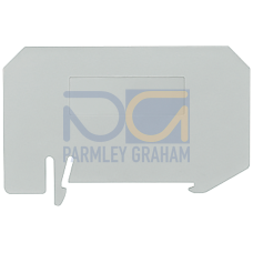 Compartment partition, for visual and electrical separation