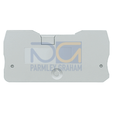 Cover for hybrid DG terminals, 2.5 mm2, quick connection/screw-type terminal, color: Gray