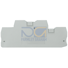 Cover for two-tier terminals, 1.5&nbsp;mm2, color: Gray