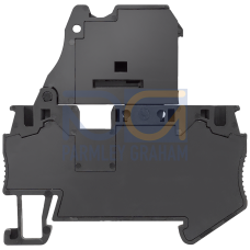 Fuse terminal for G fuse links 5x 20, 5x 25 and 5x 30 with 4 mm2 spring-loaded connection, Width: 6.