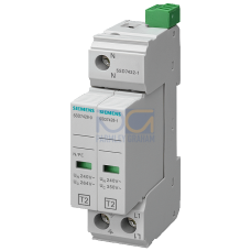 Surge arrester Type 2 Requirement class C, UC 350V Pluggable protective modules 2-pole, 1+1 circuit